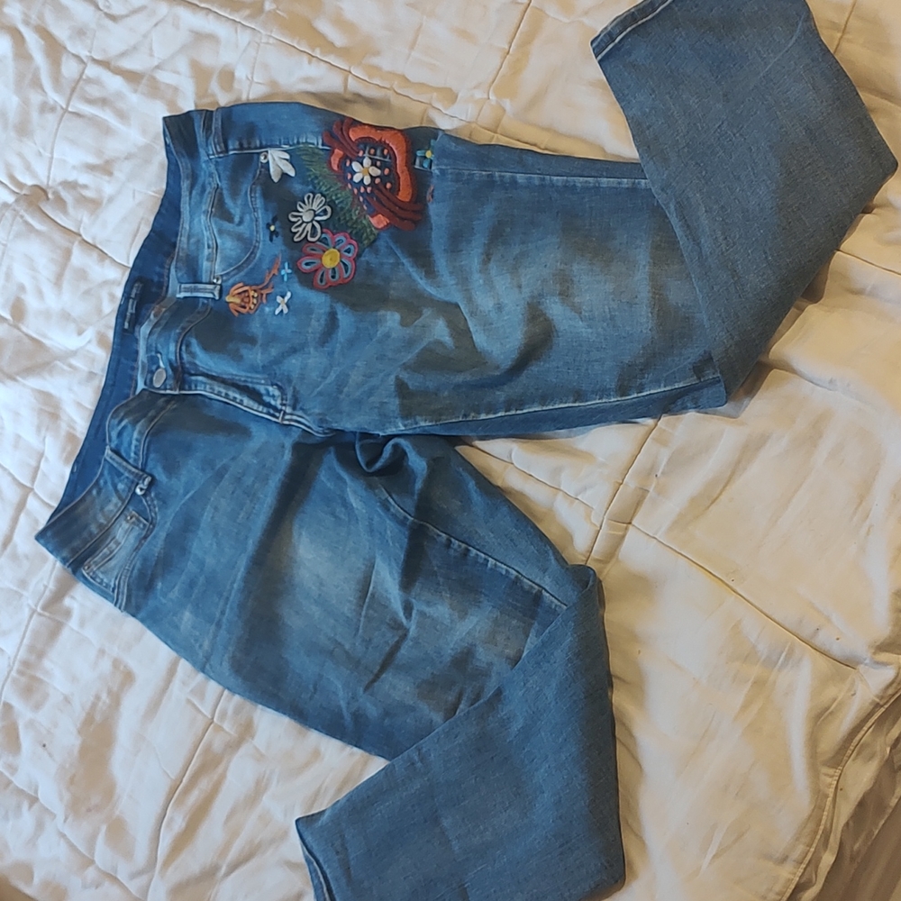 Twenty-one black Ladies Jeans Size 18 R GC